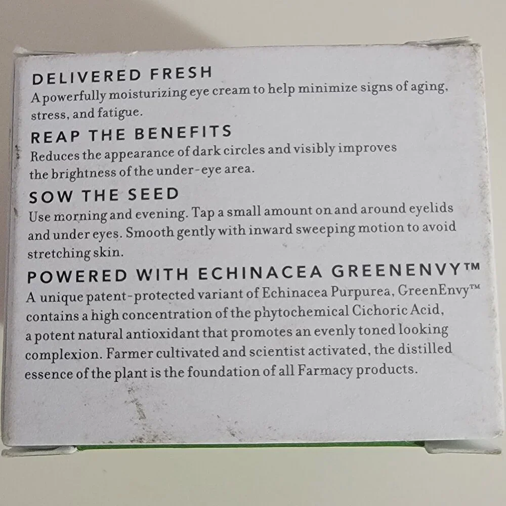 FARMACY Dew It In Total Eye Cream NEW 15ml/0.5fl oz